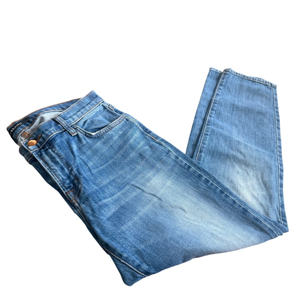 J Brand Cropped Ellis Rival Straight Leg Jeans Blue 9057E476 Size 27 - Picture 8 of 10